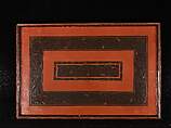 Serving tray, Lacquer over wood, China